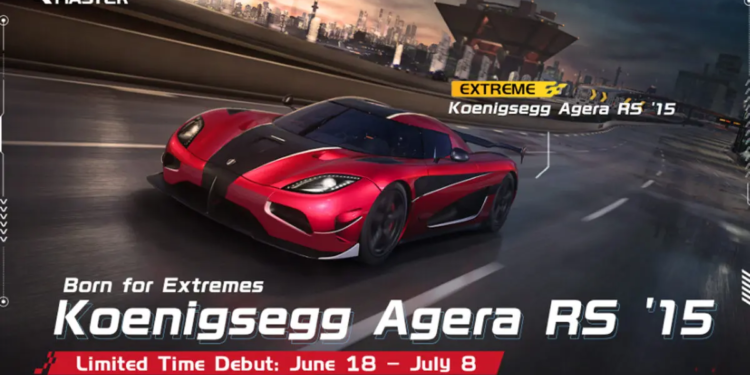 NetEase Games Luncurkan Musim ke-3 “Racing Master”: Koenigsegg Agera RS ’15 Tersedia untuk Pertama Kalinya!
